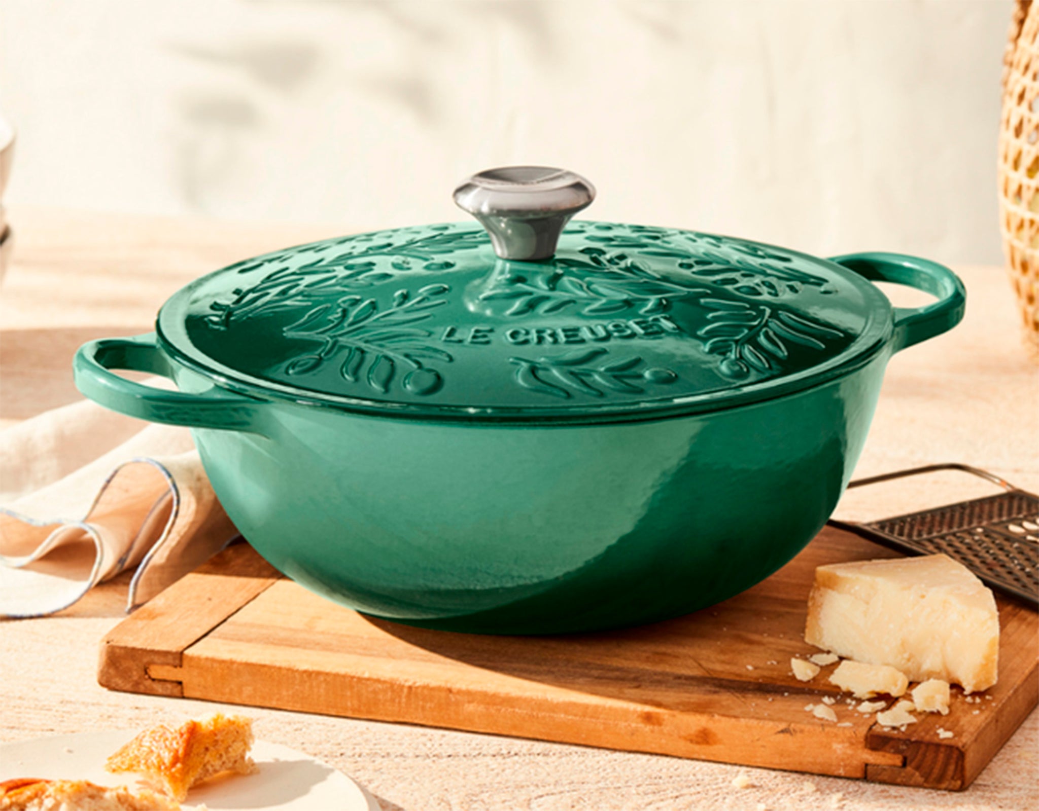 Panela Le Creuset - Linha Olive Branch - Modelo Marmita – Eurocuccina